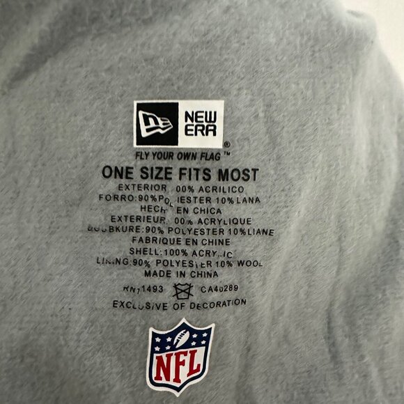 New Era NFL Titans Knit Beanie Hat One Size Removeable Pom Winter Football - Picture 3 of 7